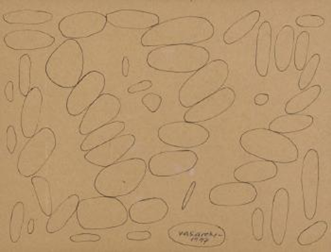 Les cailloux by Victor Vasarely