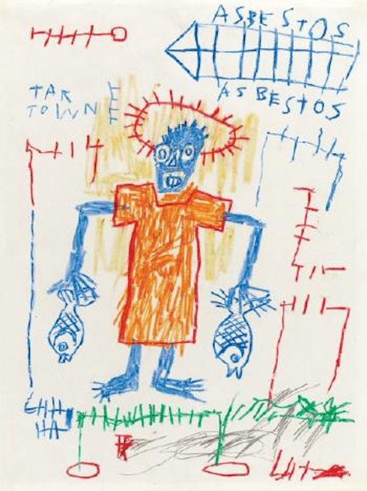 Sans titre (Tar town asbestos) by Jean-Michel Basquiat