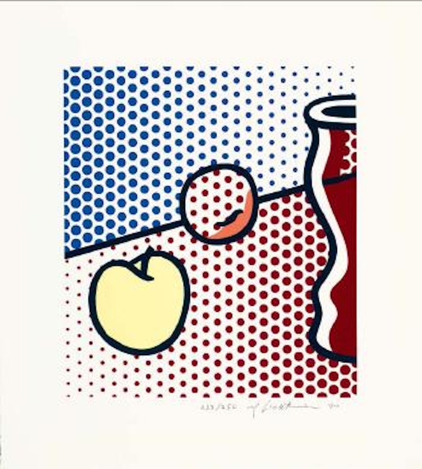 Still life with red jar by Roy Lichtenstein