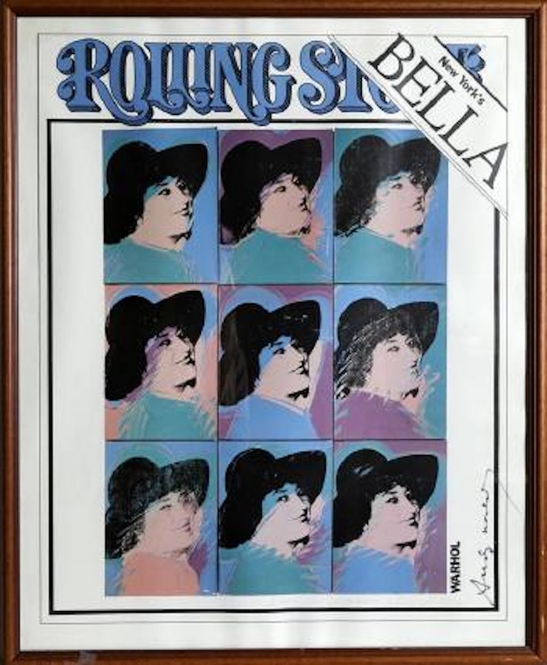 Bella Abzug, Rolling Stone Cover by Andy Warhol