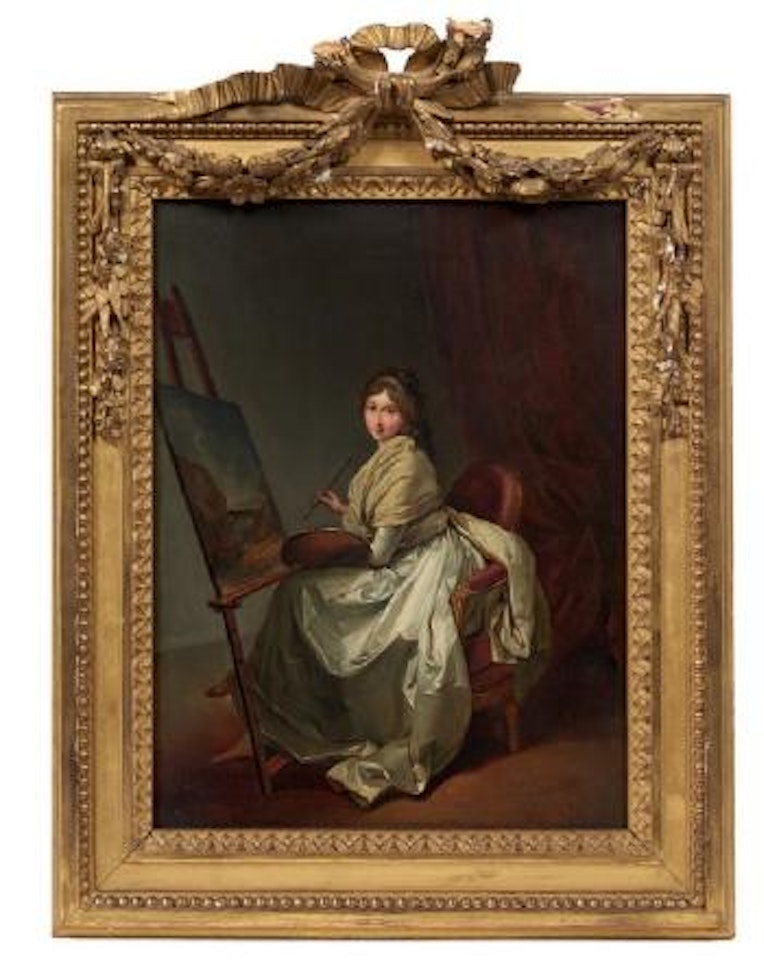 Portrait d’une jeune artiste by Louis-Leopold Boilly