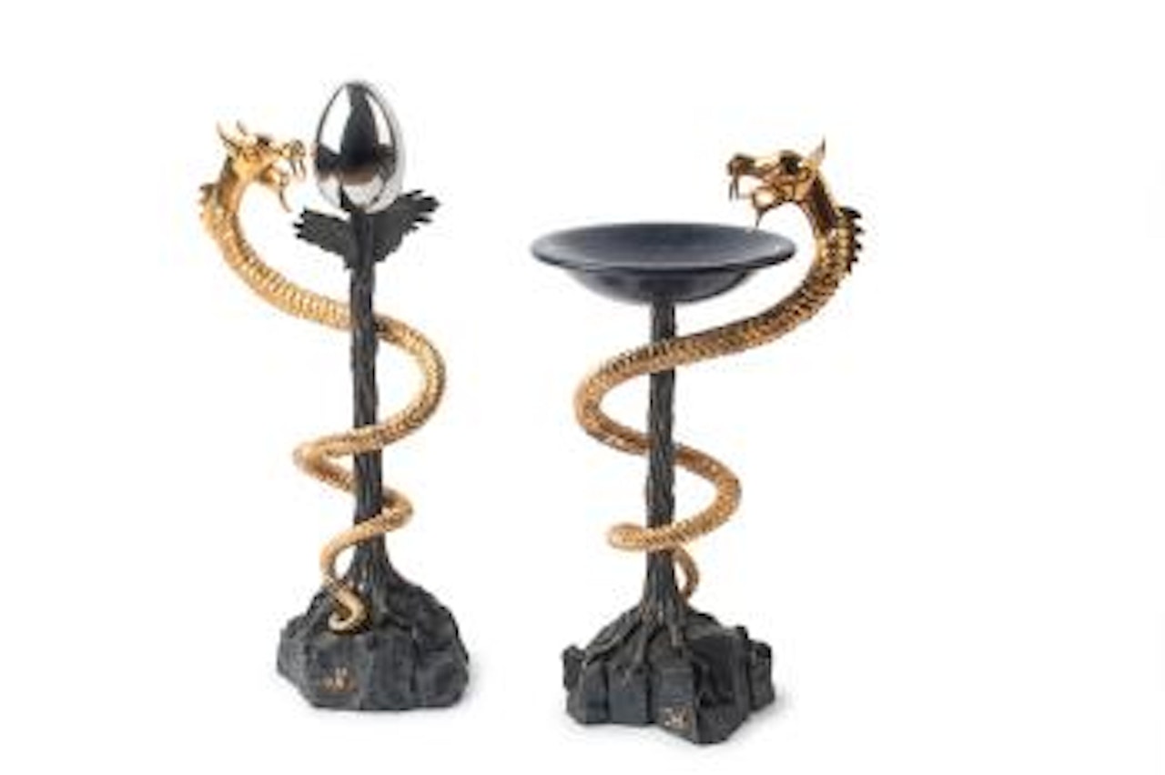 Caducée I + II by Salvador Dali