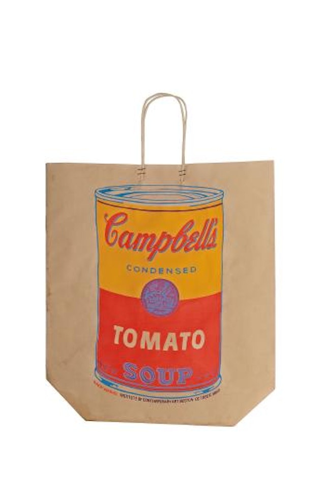 Campbells Soup Shopping Bag by Andy Warhol