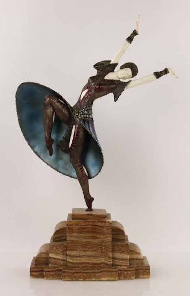 Flapper girl by Demetre Chiparus