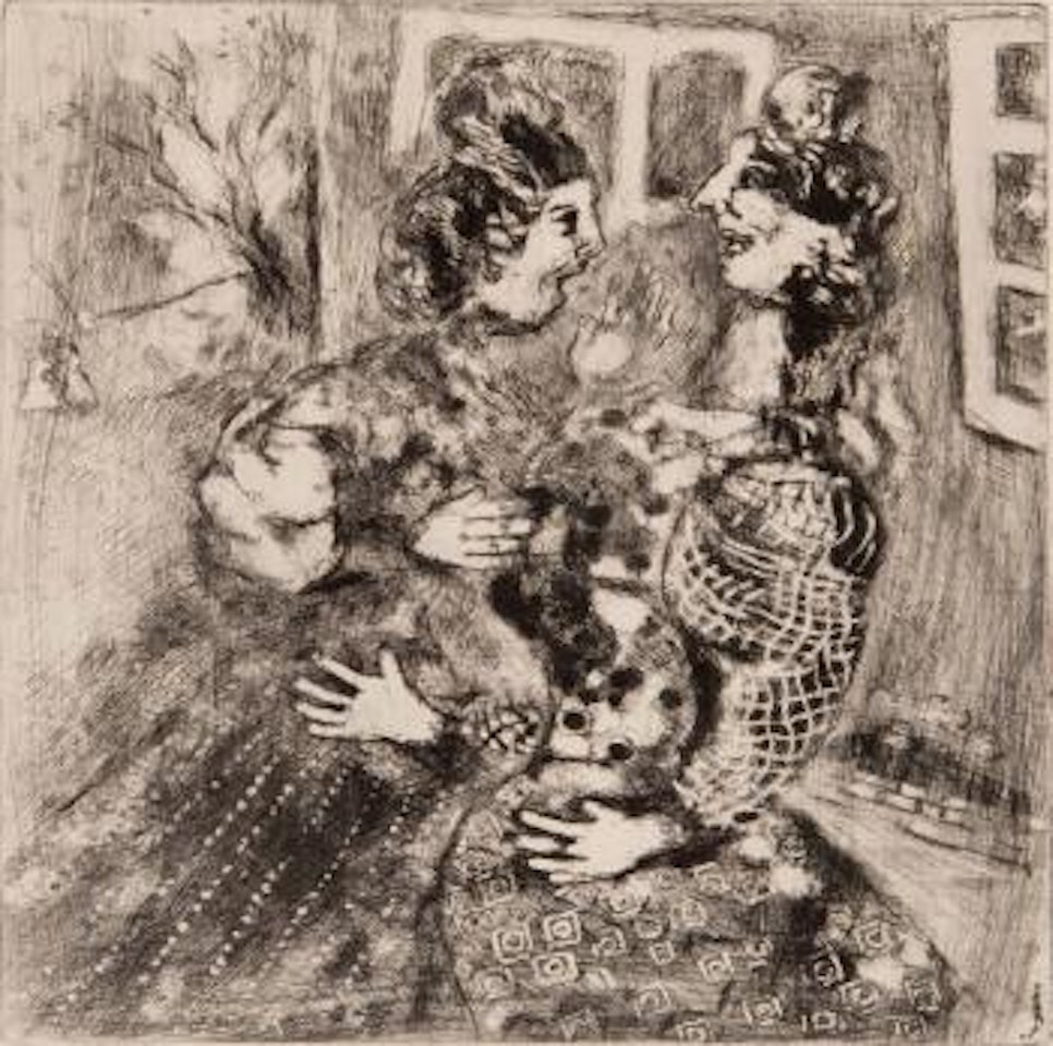Les femmes et le secret by Marc Chagall