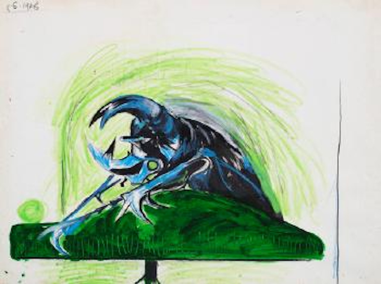 Study for bestiare, Beetle by Graham Sutherland