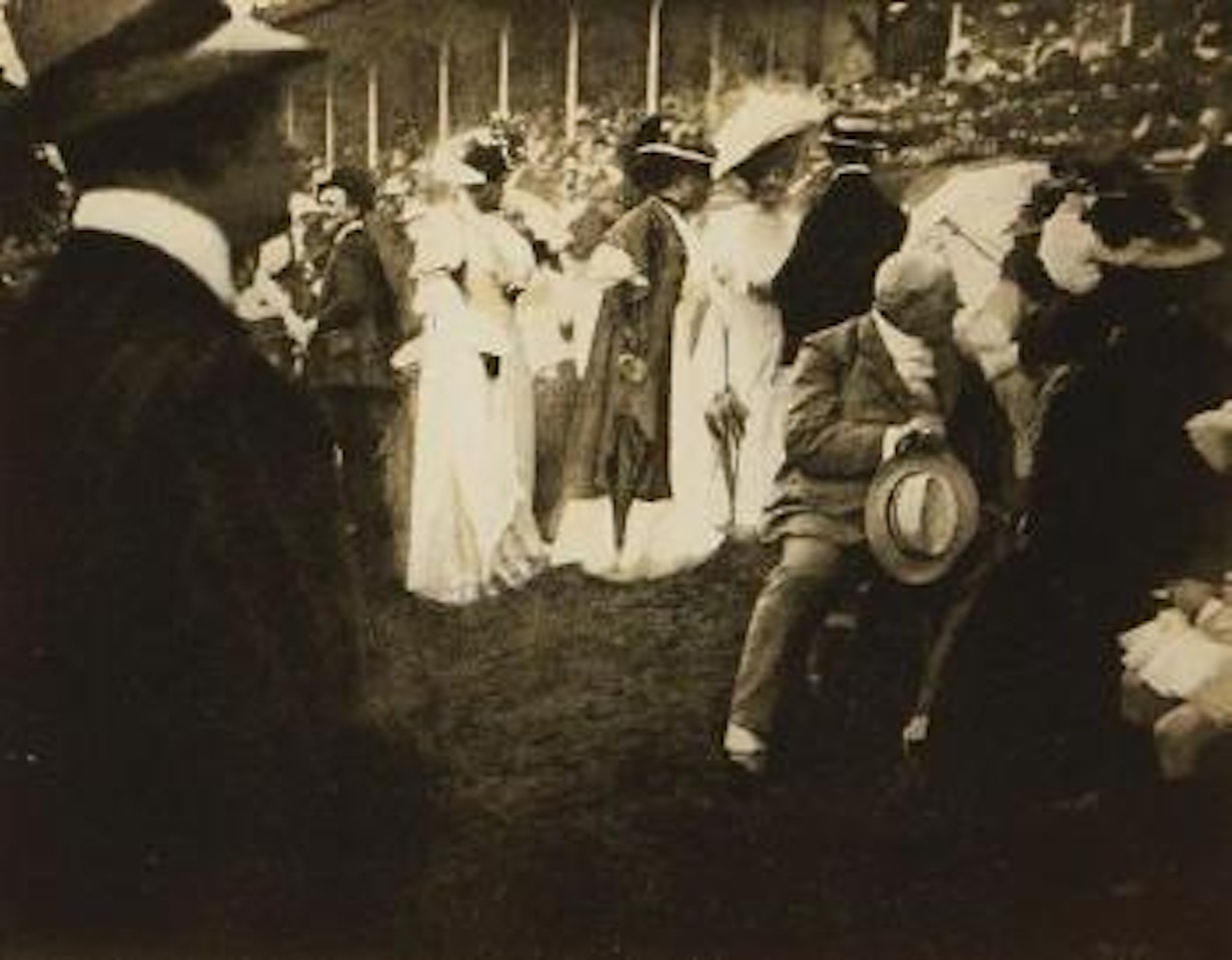 Steeplechase Day, The Grand Stand by Edward Steichen