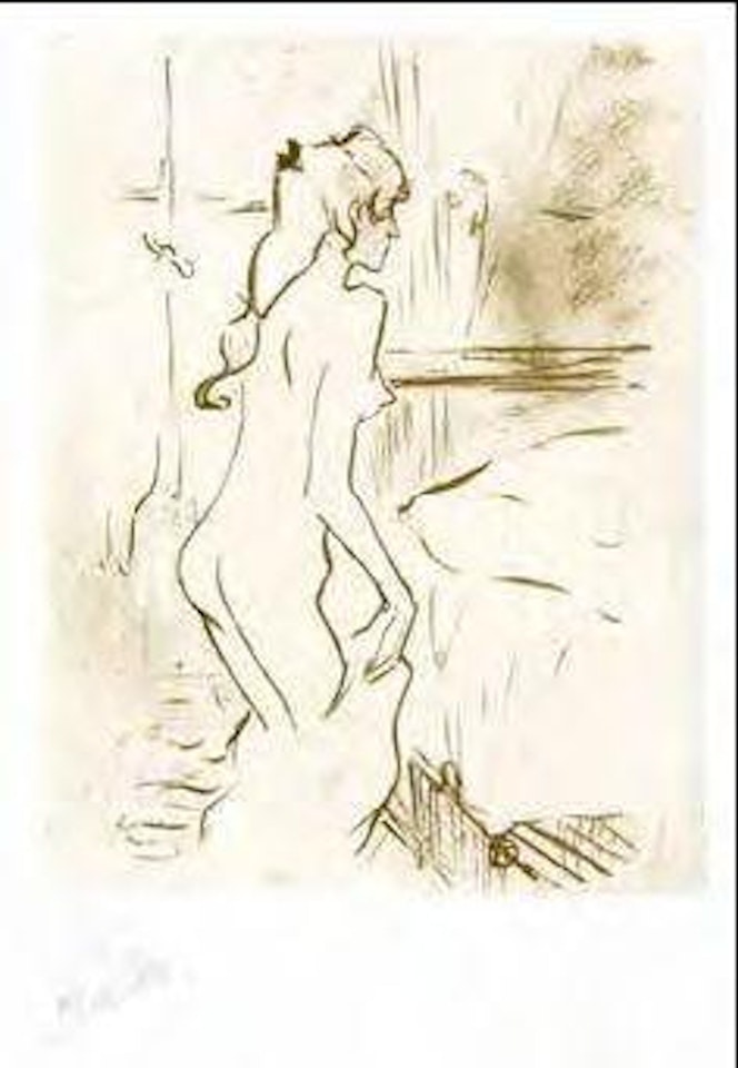Étude de femme by Henri de Toulouse-Lautrec