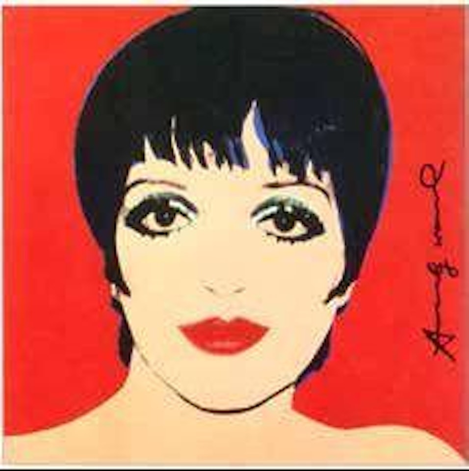 Lisa Minnelli by Andy Warhol