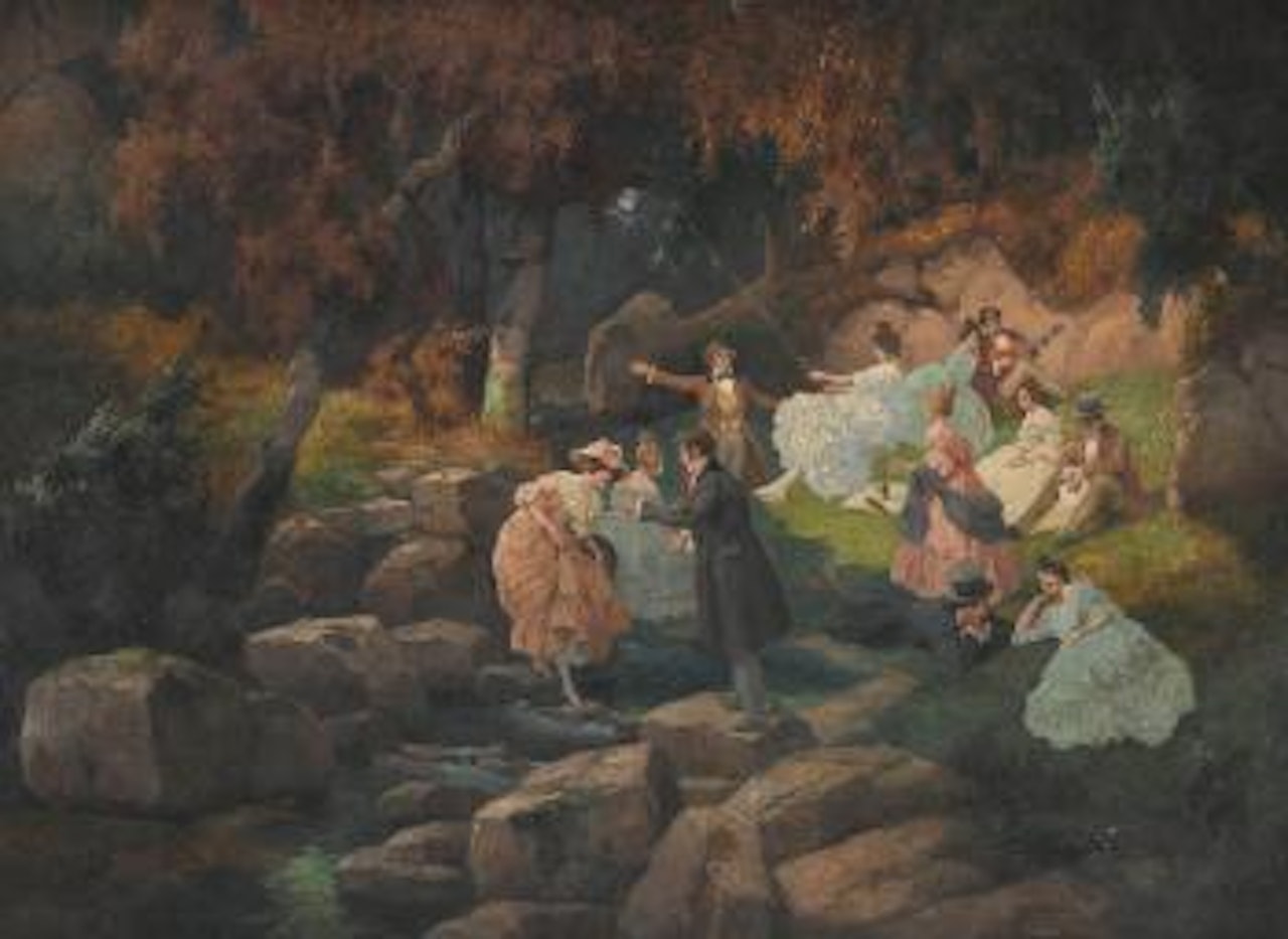 Fête champêtre by Albert Guillaume