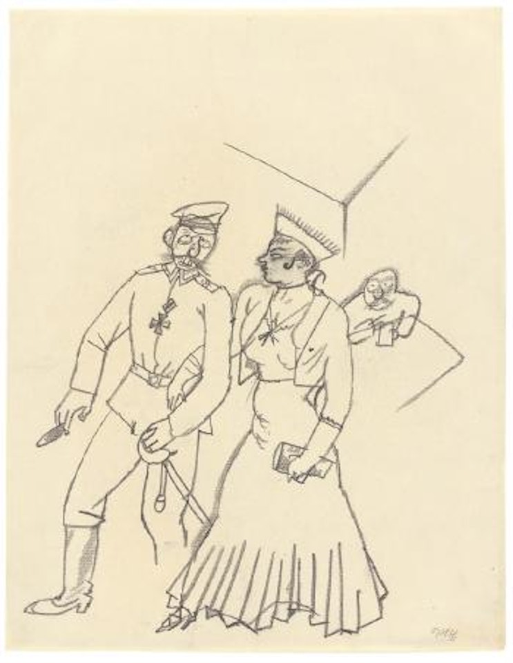 Kriegsgetraut by George Grosz