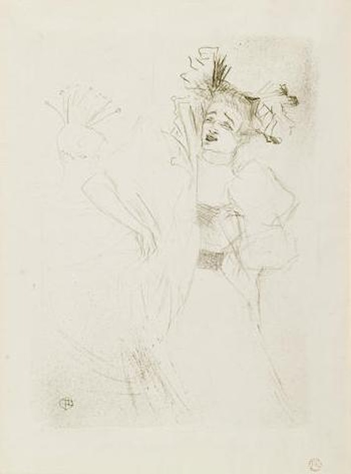 Lender de face, dans Chilpéric by Henri de Toulouse-Lautrec
