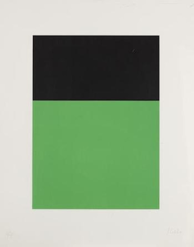 Black/Green by Ellsworth Kelly