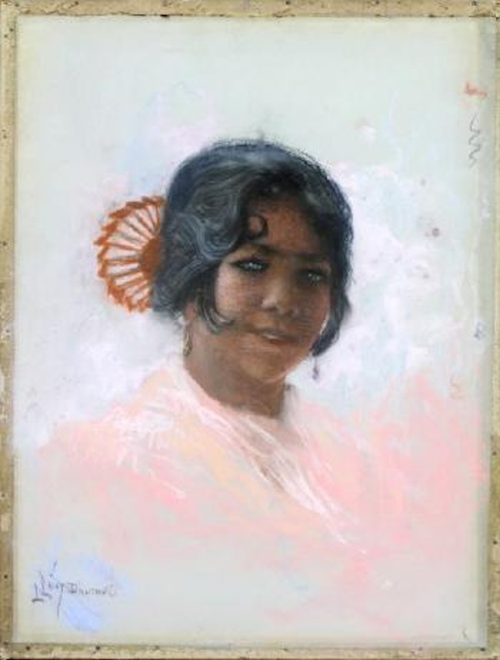 La jeune orientale by Lucien Lévy-Dhurmer