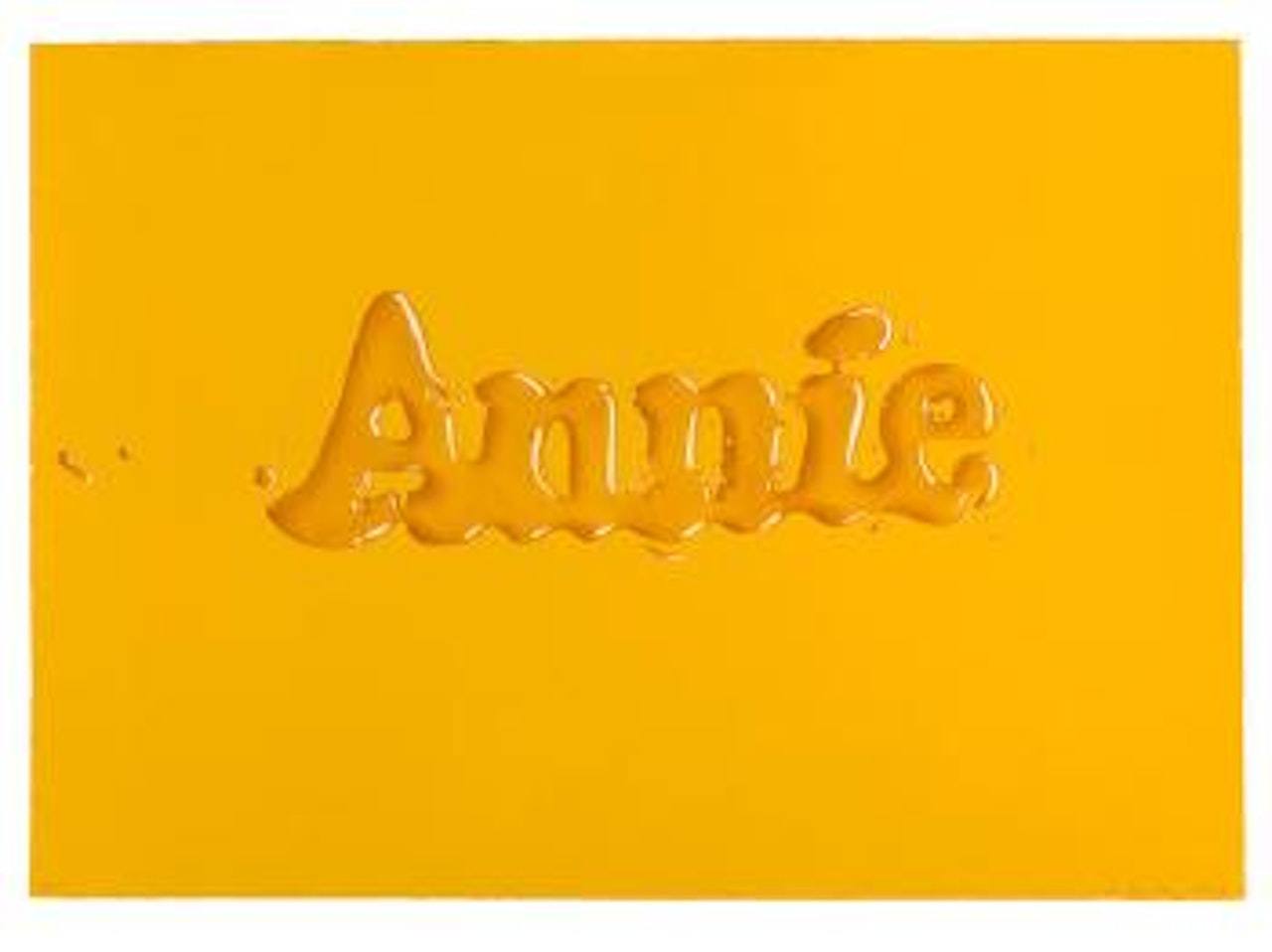Annie by Ed Ruscha