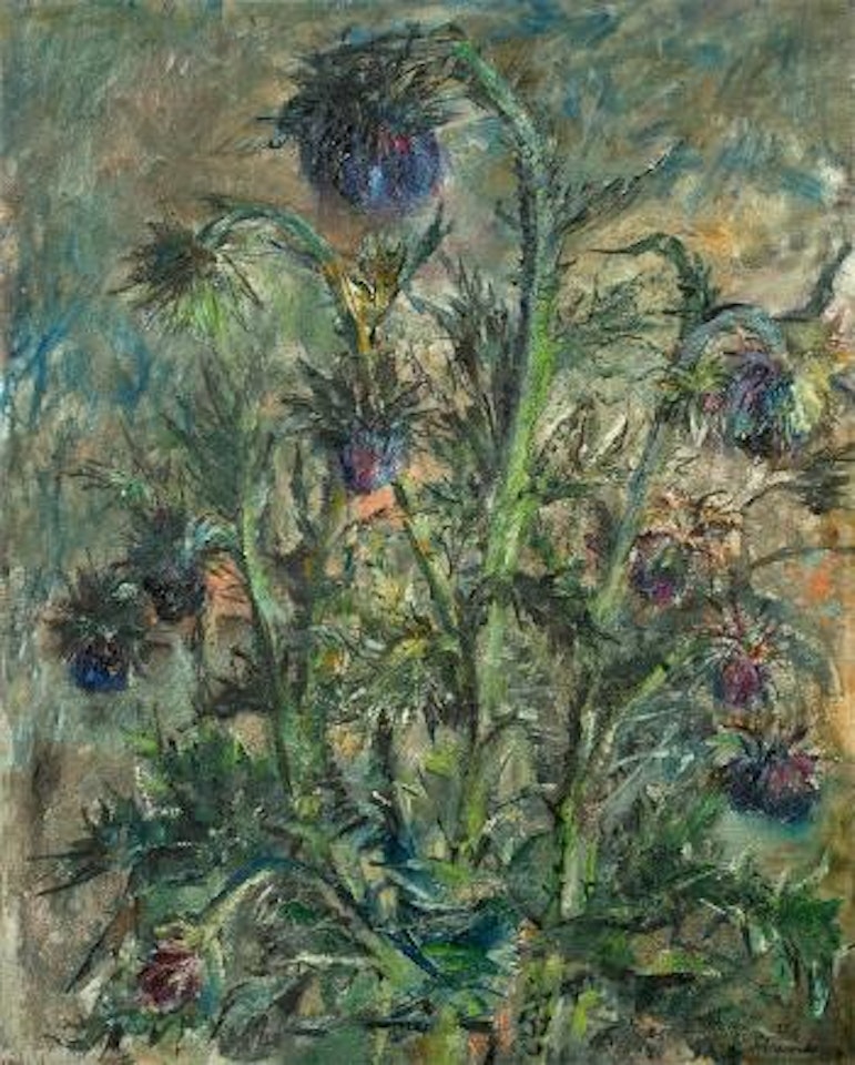 Disteln I by Emil Schumacher