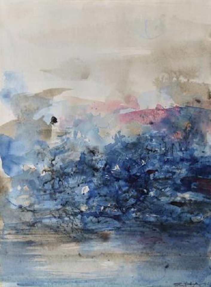 Composition by Zao Wou-Ki