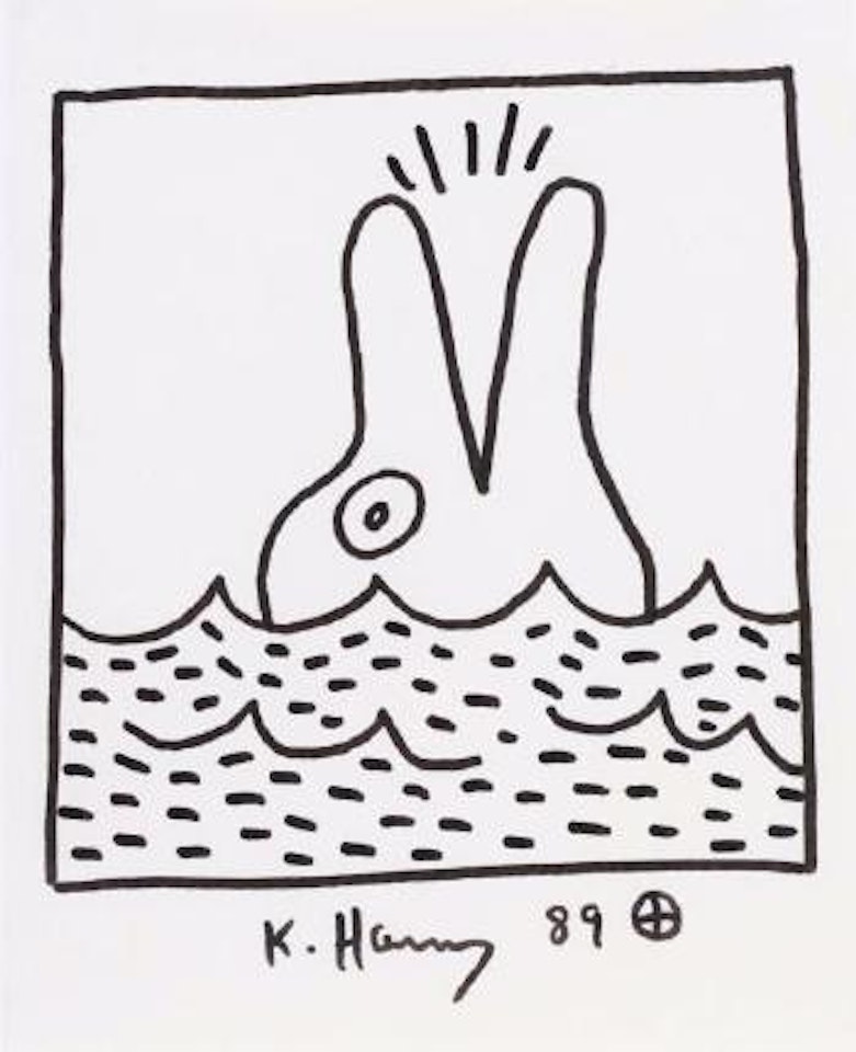 Sans titre (Dolphin) by Keith Haring