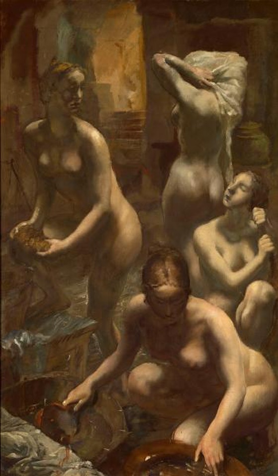 Nudes Bathing by Alexander Evgenievich Yakovlev