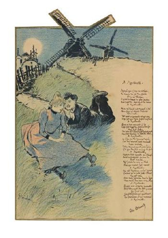 À Montmartre by Théophile Alexandre Steinlen