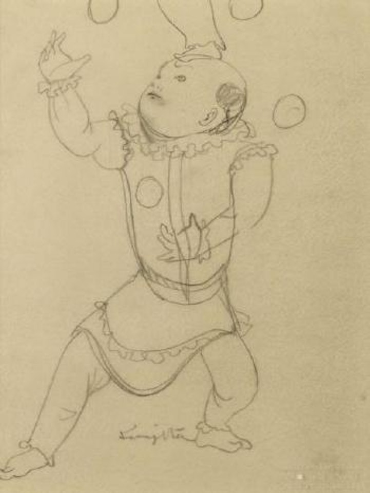 Le jongleur by Leonard Tsuguharu Foujita