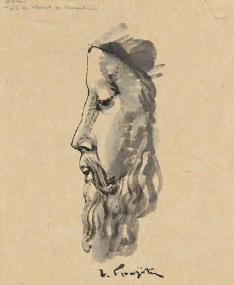 Tête du Christ de lavandière by Leonard Tsuguharu Foujita