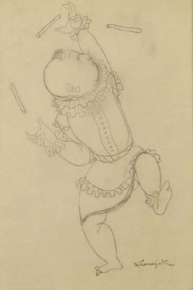 L'équilibriste by Leonard Tsuguharu Foujita