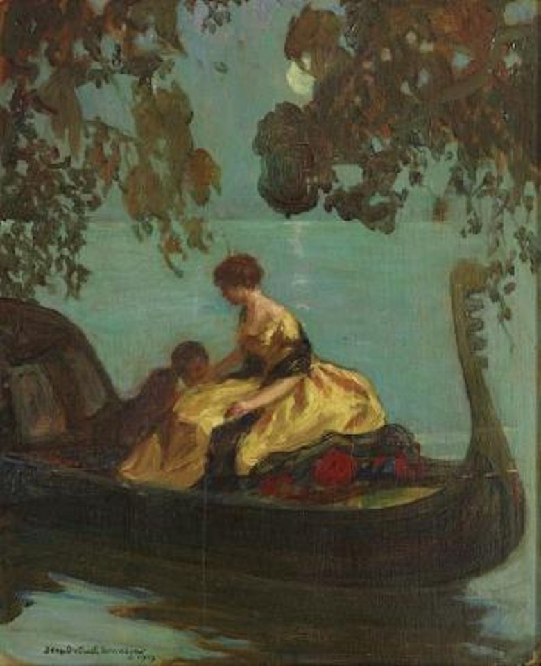 La gondole by Jean Gabriel Domergue