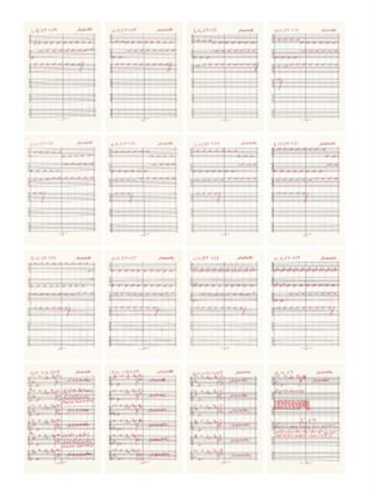 Ohne Titel (Heute) by Hanne Darboven