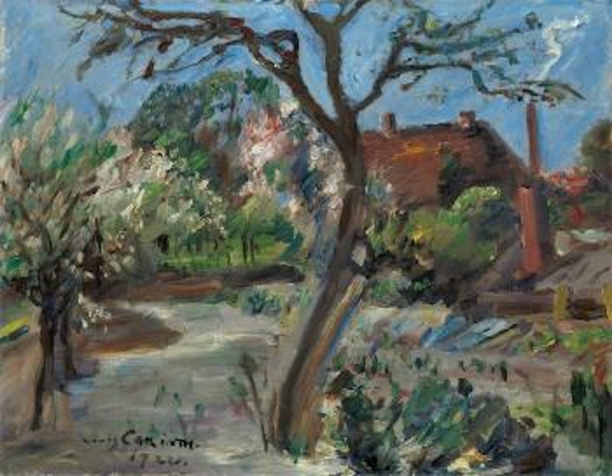 Landschaft im Vorfrühling by Lovis Corinth