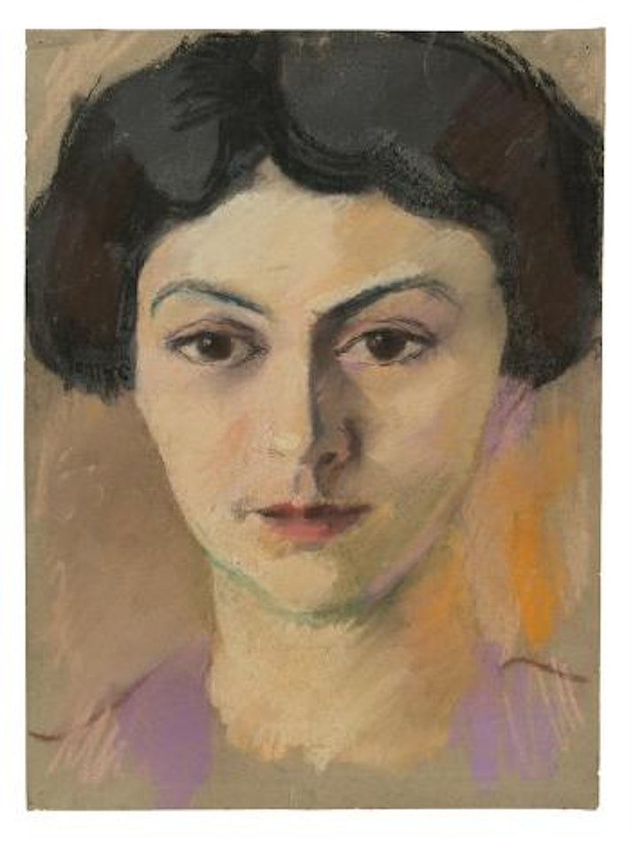 Porträt Elisabeth (Hilterfingen) by August Macke