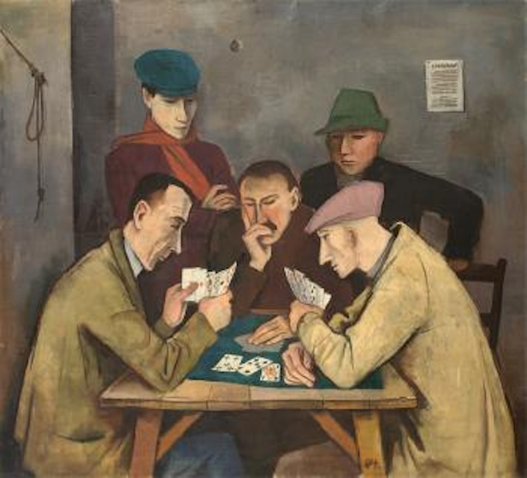 Kartenspieler by Karl Hofer