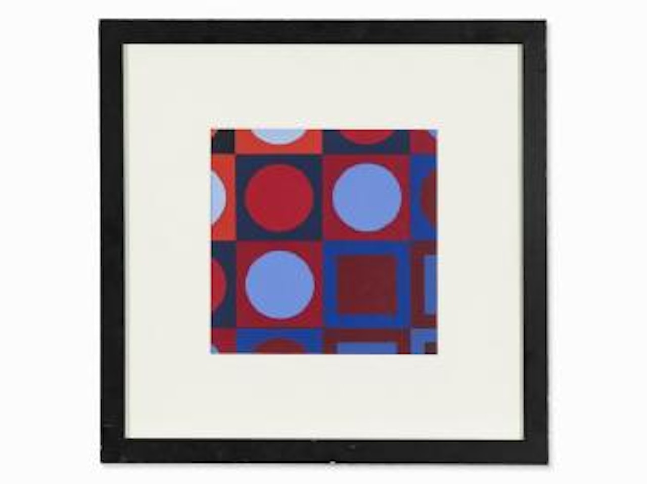 Alom Rouge by Victor Vasarely