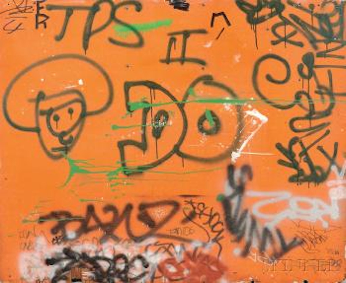 Four Trees (front) and Radiant Child (back) by Keith Haring
