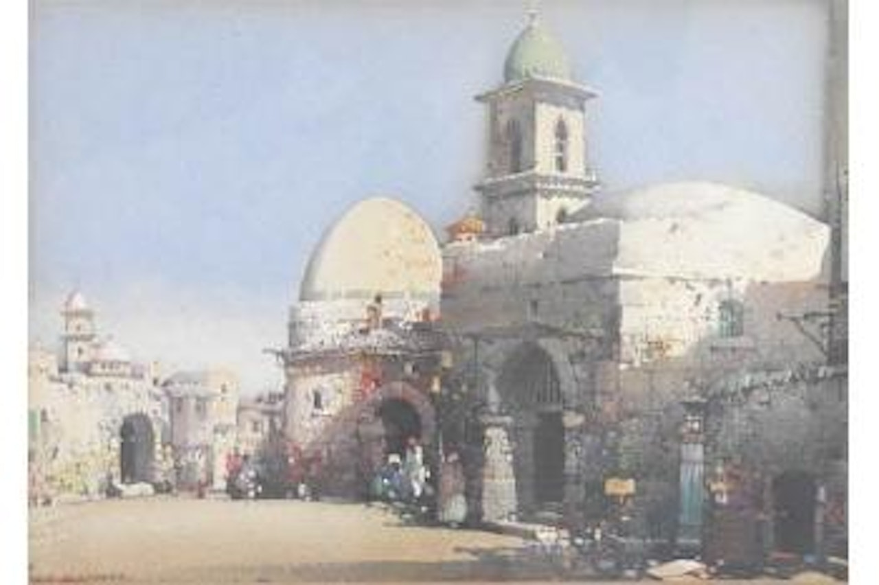 North African Mosque by Noel Harry Leaver