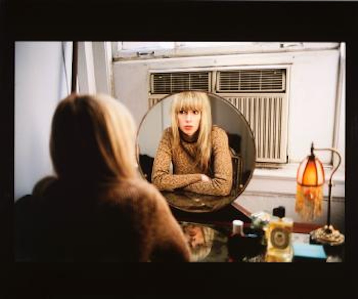 Joey in my mirror, Berlin 1992 / Joey in my vanity mirror, NYC 1999 by Nan Goldin