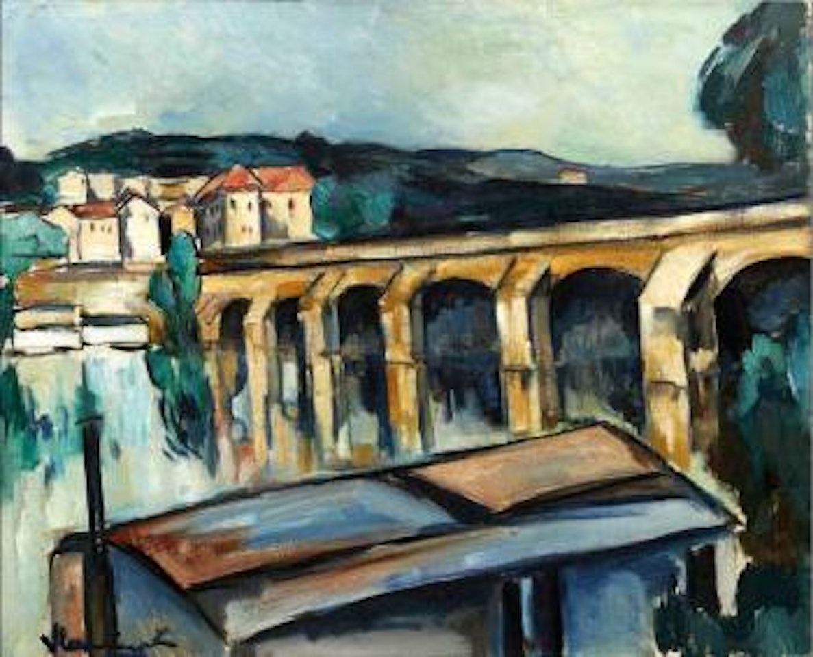 Le pont de Médan by Maurice de Vlaminck