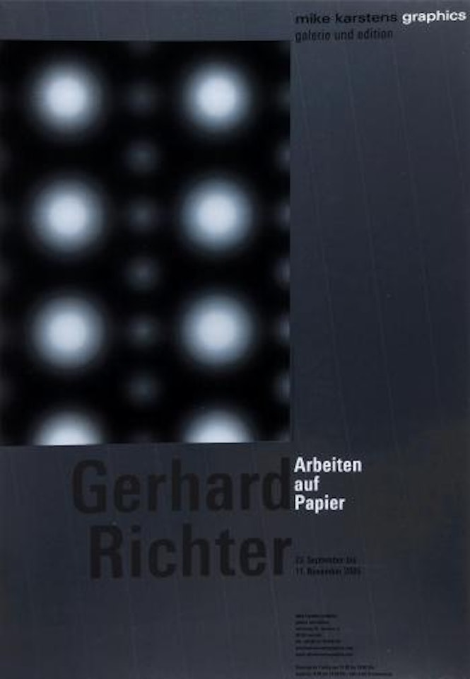 Poster for Arbeiten Auf Papier by Gerhard Richter