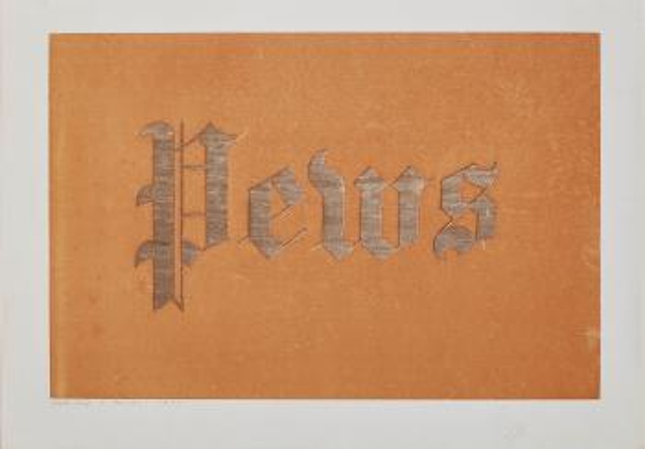 Pews by Ed Ruscha