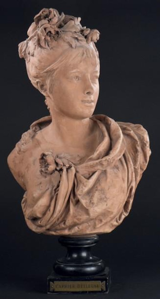 Jeune fille aux fleurs by Albert-Ernest Carrier-Belleuse