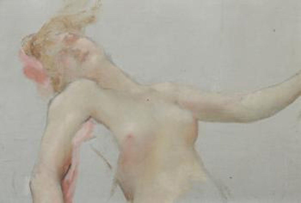 Étude de femme nue by Leon Comerre