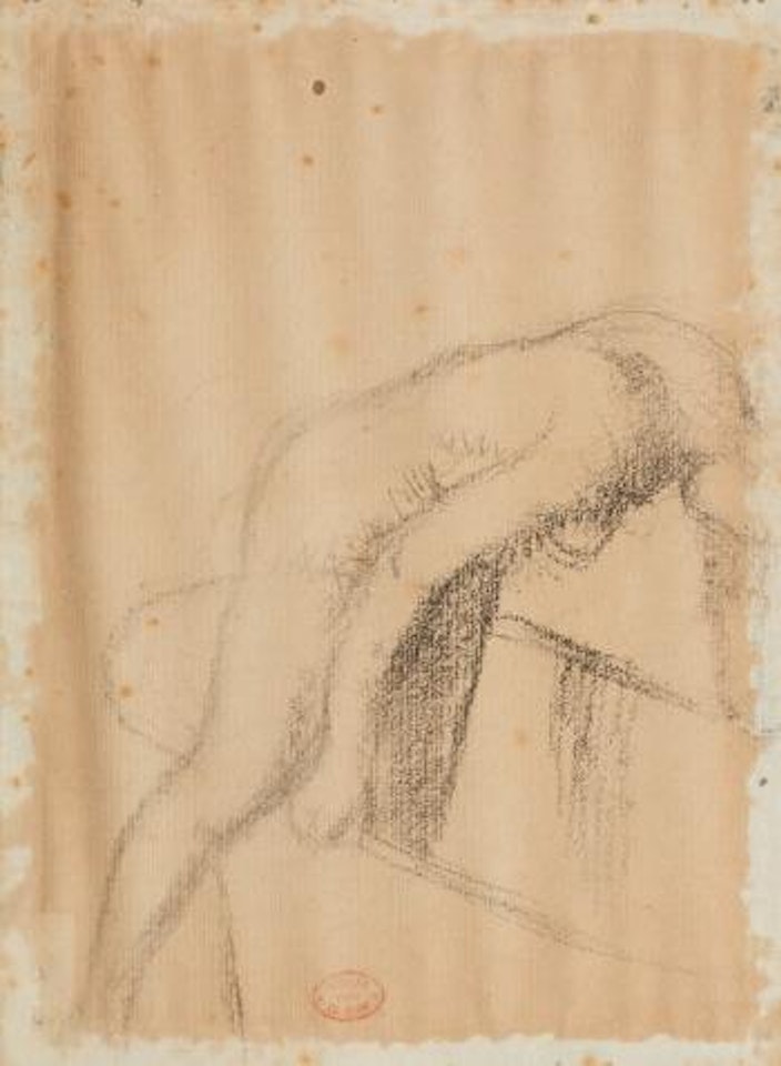 Sortie de bain by Edgar Degas