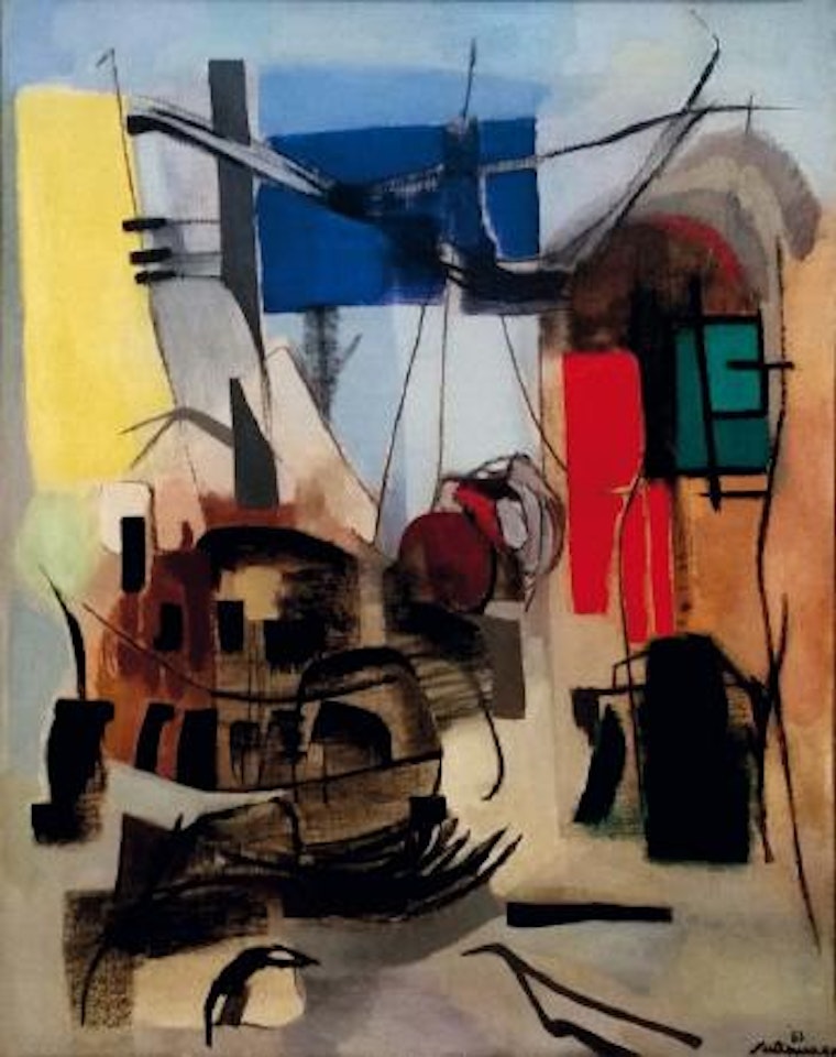 Domenica in officina by Giuseppe Santomaso