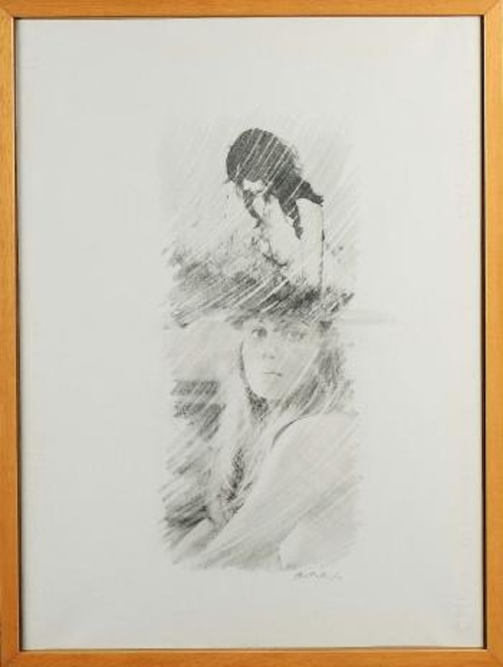 Senza titolo by Mimmo Rotella