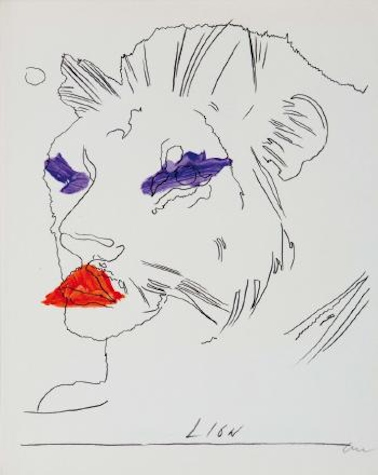 Lion by Andy Warhol