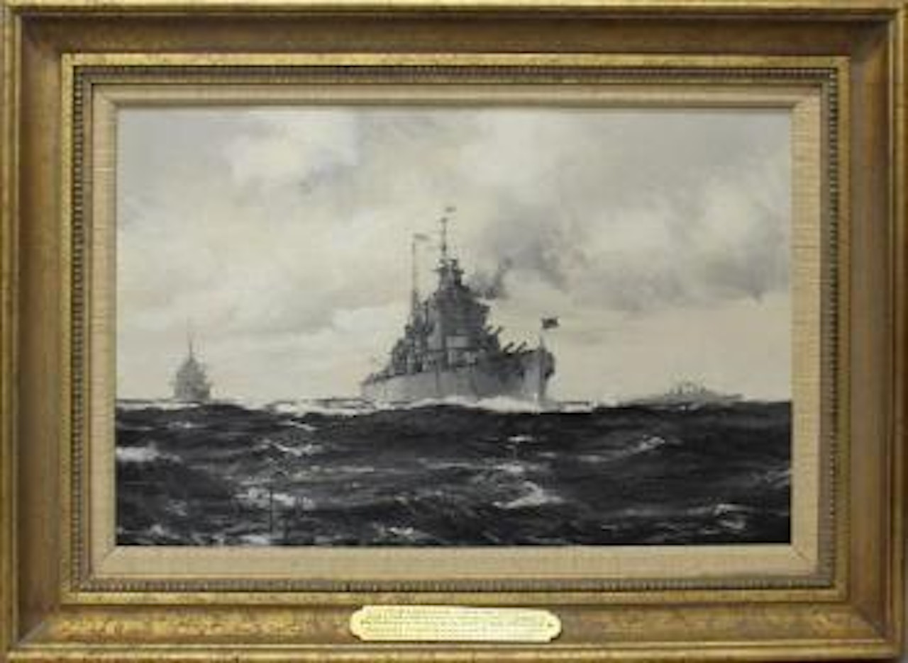 Royal Family South African Voyage by Montague Dawson