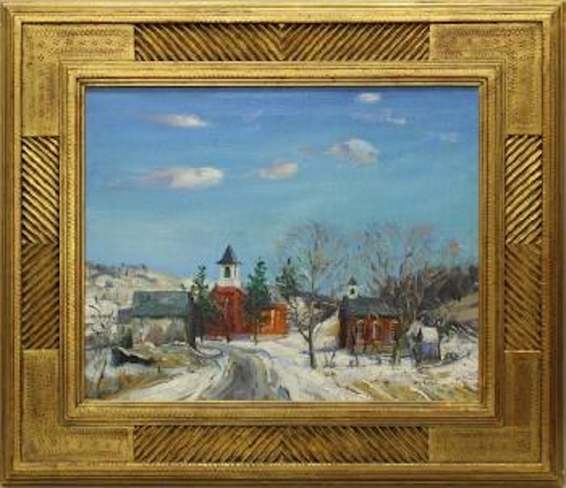 Village Landscape by Walter Emerson Baum
