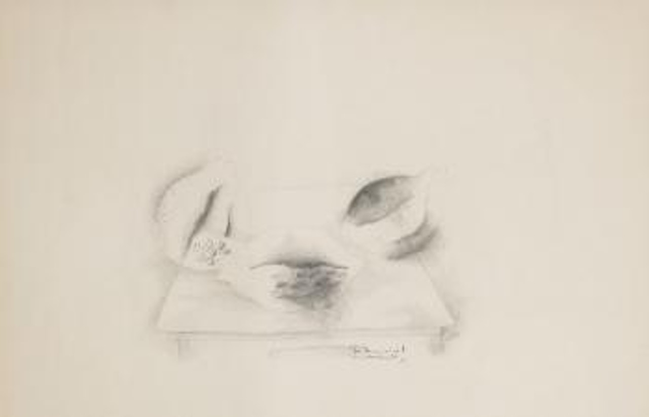 Mandoline et équerre by André Masson