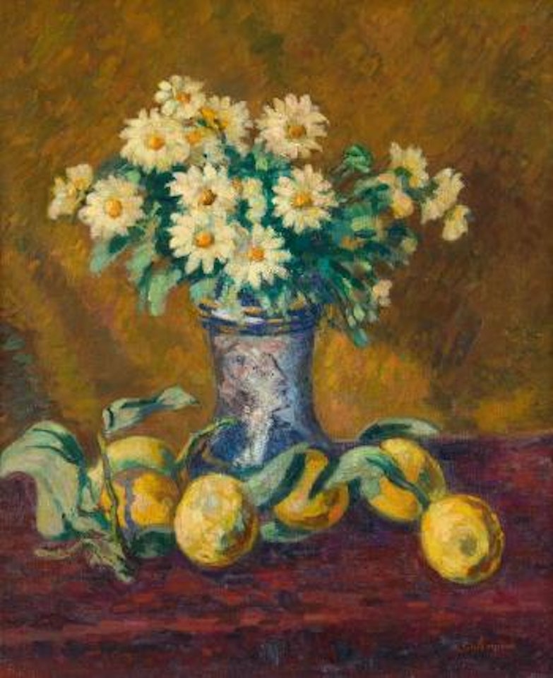 Nature morte au vase de fleurs by Armand Guillaumin