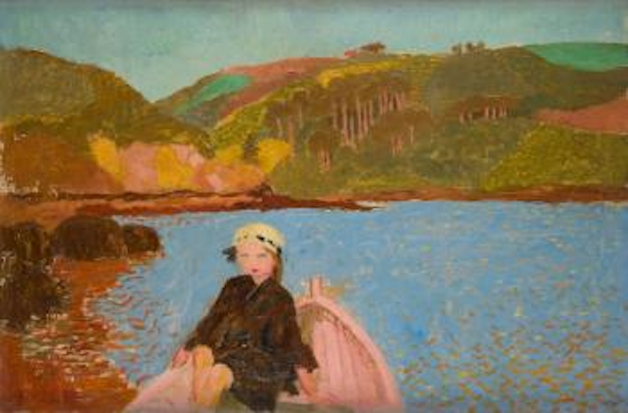 Vue prise du Yaudet, or Sur la rivière de Lannion by Maurice Denis